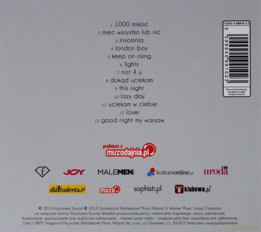 Ada Szulc & Dj Adamus: 1000 Miejsc (digipack) [CD]