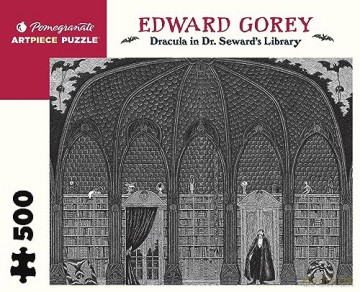 Dracula in Dr. Seward's Library 500-Piece Jigsaw Puzzle: 500 Piece Puzzle - Edward Gorey [KSIĄŻKA]