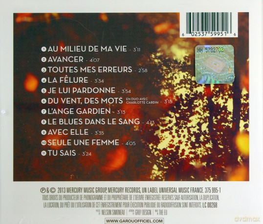 Garou: Au Milieu De Ma Vie (PL) [CD]