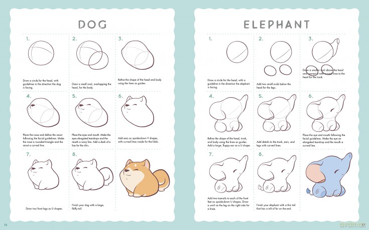 Draw and Color Cute Chibis: Learn to Draw and Color Adorable Characters - Includes: 48-page Instruction Book, 48-page Coloring Book, and 10 Markers - Editors of Chartwell Books [KSIĄŻKA]
