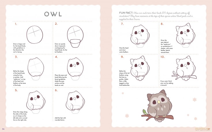 Draw and Color Cute Chibis: Learn to Draw and Color Adorable Characters - Includes: 48-page Instruction Book, 48-page Coloring Book, and 10 Markers - Editors of Chartwell Books [KSIĄŻKA]