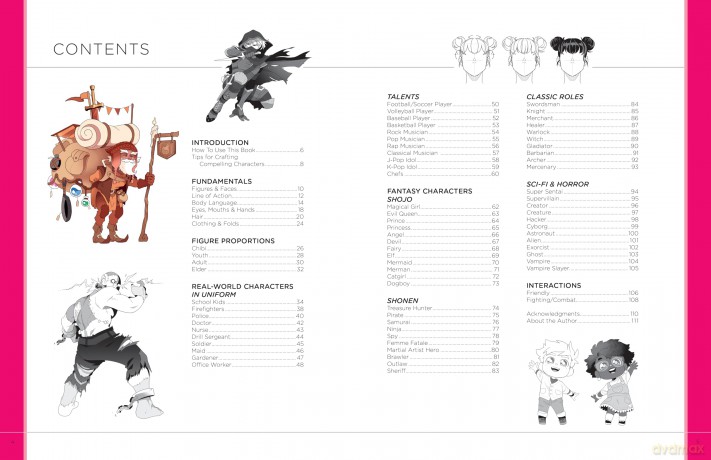 Draw Like an Artist: 100 Lessons to Create Anime and Manga Characters: Step-by-Step Line Drawing - A Sourcebook for Aspiring Artists and Character Designers - Access video tutorials via QR codes! (8) - Alex Brennan-Dent [KOMIKS]