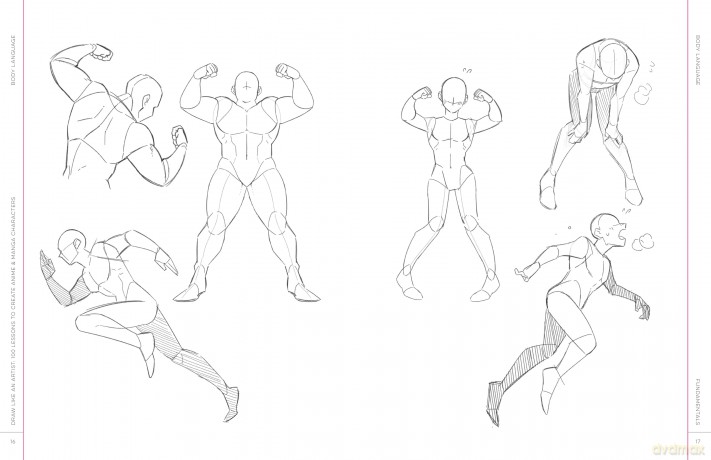 Draw Like an Artist: 100 Lessons to Create Anime and Manga Characters: Step-by-Step Line Drawing - A Sourcebook for Aspiring Artists and Character Designers - Access video tutorials via QR codes! (8) - Alex Brennan-Dent [KOMIKS]
