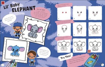 Draw with Art for Kids Hub Animals (DK Bilingual Visual Dictionary) - Rob Jensen [KSIĄŻKA]