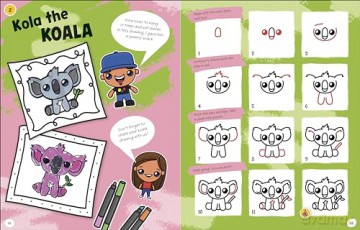 Draw with Art for Kids Hub Animals (DK Bilingual Visual Dictionary) - Rob Jensen [KSIĄŻKA]