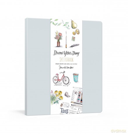 Draw Your Day Sketchbook: A Guided Drawing Journal - Samantha Dion Baker [KSIĄŻKA]