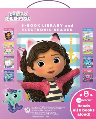 DreamWorks Gabby's Dollhouse: Me Reader 8-Book Library and Electronic Reader Sound Book Set - PI Kids - PI Kids [KSIĄŻKA]