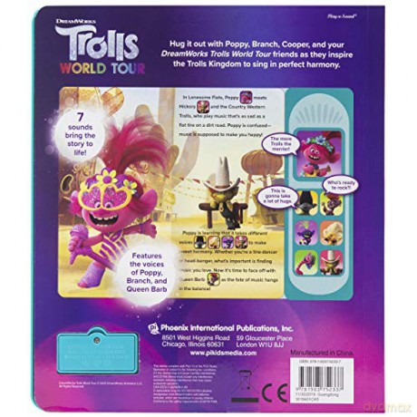 DreamWorks Trolls World Tour - Troll Lotta Love! Sound Book - PI Kids (Play-A-Sound): 1 [KSIĄŻKA]