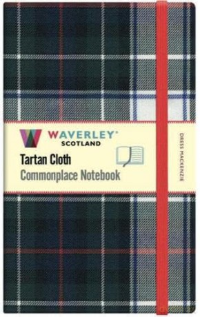 Dress Mackenzie Large Tartan Notebook: 21 x 13cm: - Waverley Scotland Tartan Cloth Commonplace Notebook/Journal - Waverley Scotland [KSIĄŻKA]