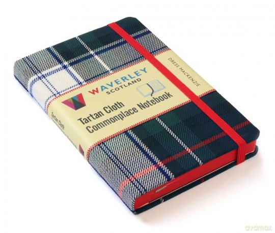 Dress Mackenzie Notebook: Waverley Genuine Scottish Tartan Notebook - Ron Waverley Scotland [KSIĄŻKA]