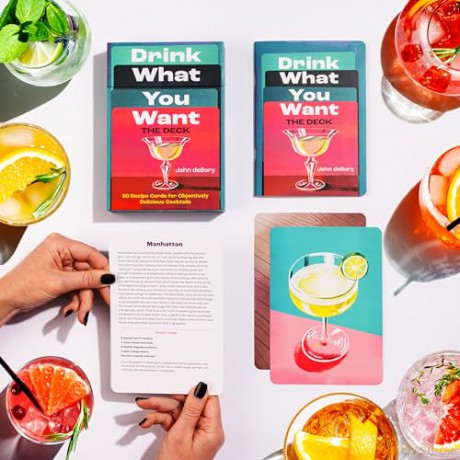 Drink What You Want: The Deck: 50 Recipe Cards for Objectively Delicious Cocktails - John deBary [KSIĄŻKA]