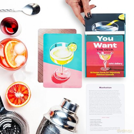 Drink What You Want: The Deck: 50 Recipe Cards for Objectively Delicious Cocktails - John deBary [KSIĄŻKA]