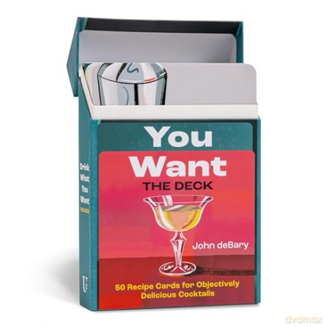 Drink What You Want: The Deck: 50 Recipe Cards for Objectively Delicious Cocktails - John deBary [KSIĄŻKA]