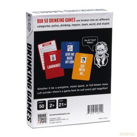 Drinking Games for People Who Never Drink (50 Drinking Game Cards) [KSIĄŻKA]