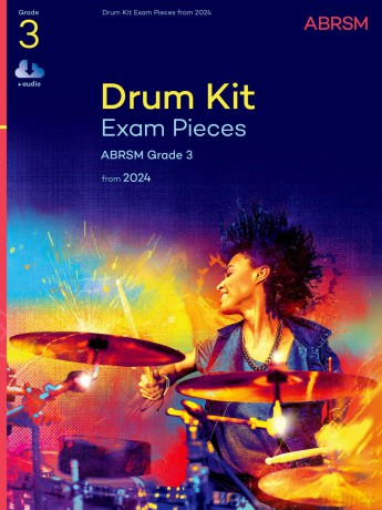 Drum Kit Exam Pieces from 2024, Grade 3 (ABRSM Exam Pieces) - Abrsm [KSIĄŻKA]