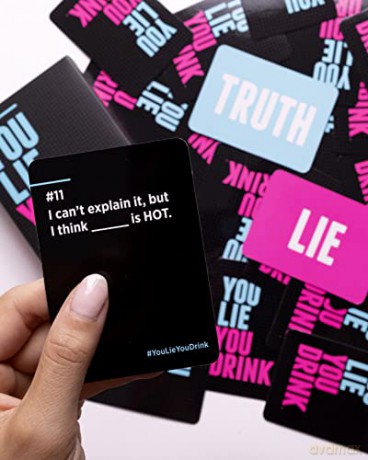 DSS Games 859575007330 Drinking People Who Like to Lie (A Party Game) [KSIĄŻKA]