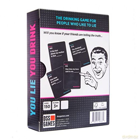 DSS Games 859575007330 Drinking People Who Like to Lie (A Party Game) [KSIĄŻKA]