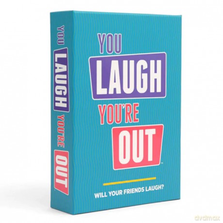 DSS Games You Laugh You're Out - A Family Party Game for People Who Can't Keep A Straight Face,Teal, Purple, Pink [KSIĄŻKA]