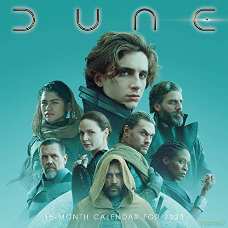 Dune September 2022-December 2023 Calendar (WALL 16 MONTH) - Legendary And Warner [KALENDARZ]