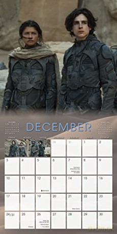 Dune September 2022-December 2023 Calendar (WALL 16 MONTH) - Legendary And Warner [KALENDARZ]