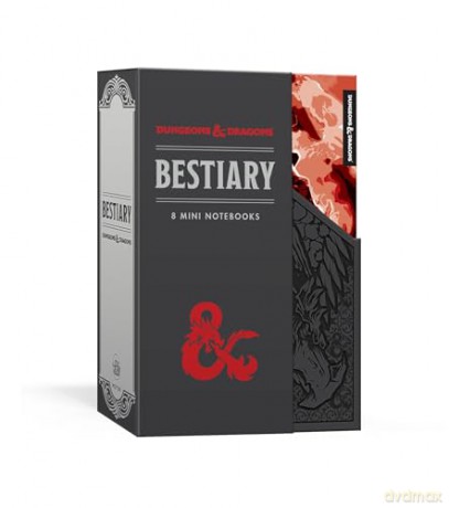 Dungeons and Dragons Bestiary Notebook Set: 8 Mini Notebooks - Wizards Of The Coast [KSIĄŻKA]