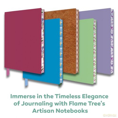 Dusky Pink Artisan Notebook (Flame Tree Journals) (Artisan Notebooks) - Flame Tree Studio [KSIĄŻKA]