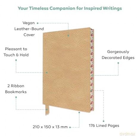 Dusky Pink Artisan Notebook (Flame Tree Journals) (Artisan Notebooks) - Flame Tree Studio [KSIĄŻKA]