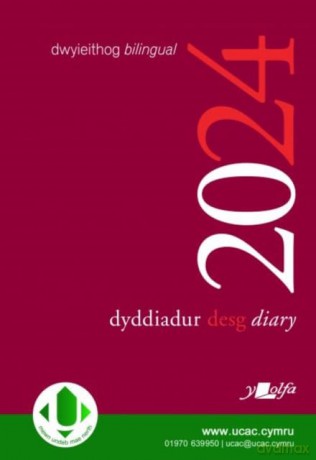 Dyddiadur Desg y Lolfa 2024 A4 Desk Diary - Y Lolfa [KSIĄŻKA]