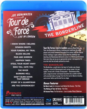 Joe Bonamassa: Tour De Force - Borderline [Blu-Ray]