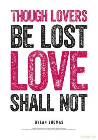 Dylan Thomas Print: Though Lovers be Lost - Dylan Thomas [KSIĄŻKA]
