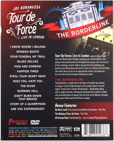 Joe Bonamassa: Tour De Force - Borderline (digipack) [DVD]