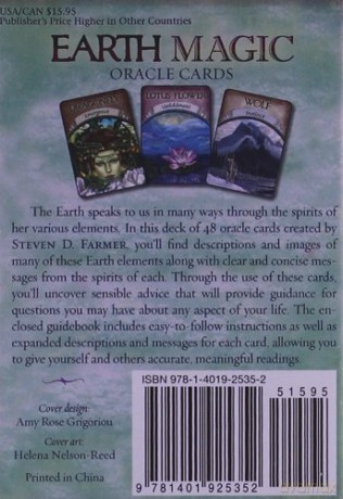 Earth Magic Oracle Cards - Steven Farmer PhD [KSIĄŻKA]