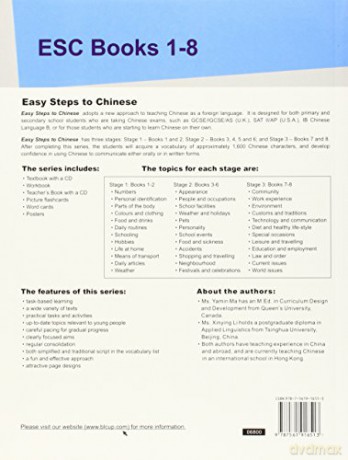 Easy Steps to Chinese vol.1 - Workbook - Ma Yamin [KSIĄŻKA]