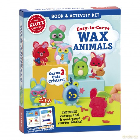 Easy-to-Carve Wax Animals - Editors of Klutz [KSIĄŻKA]