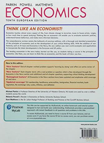 Economics, Global Edition + MyLab Economics with Pearson eText (Package): European Edition - Michael Parkin [KSIĄŻKA]
