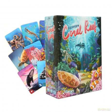 Ecosystem Coral Reef | Animals, Educational and Environmental Game | Card Game [KSIĄŻKA]
