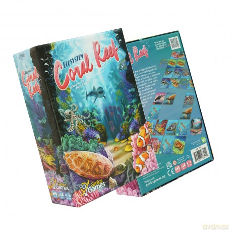 Ecosystem Coral Reef | Animals, Educational and Environmental Game | Card Game [KSIĄŻKA]
