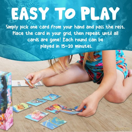 Ecosystem Coral Reef | Animals, Educational and Environmental Game | Card Game [KSIĄŻKA]