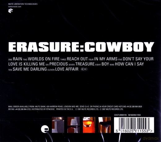 Erasure: Cowboy [CD]