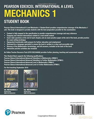 Edexcel International A Level Mathematics Mechanics 1 Student Book: Student Book - Joe Skrakowski [KSIĄŻKA]