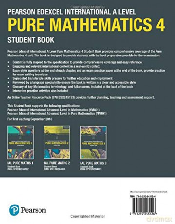 Edexcel International A Level Mathematics Pure 4 Mathematics Student Book - Joe Skrakowski [KSIĄŻKA]