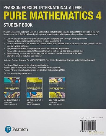 Edexcel International A Level Mathematics Pure 4 Mathematics Student Book - Joe Skrakowski [KSIĄŻKA]