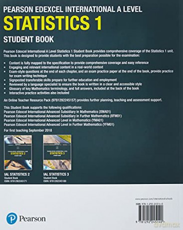 Edexcel International A Level Mathematics Statistics 1 Student Book - Joe Skrakowski [KSIĄŻKA]