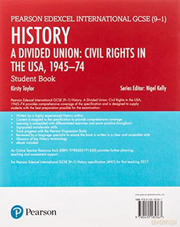 Edexcel International GCSE (9-1) History A Divided Union: Civil Rights in the USA, 1945-74 Student Book - Jim Krause [KSIĄŻKA]