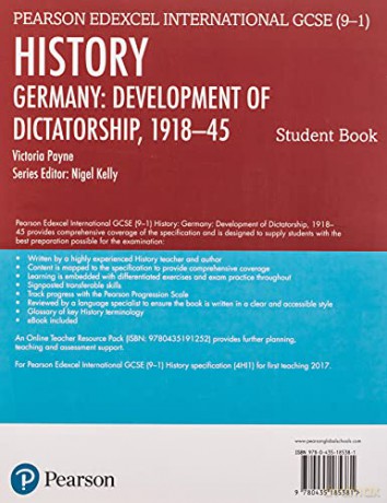 Edexcel International GCSE (9-1) History Development of Dictatorship: Germany 1918-45 Student Book - Kyle Rankin [KSIĄŻKA]