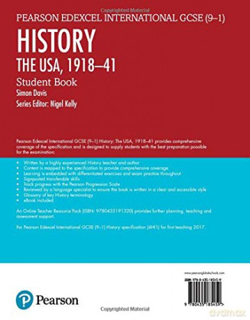 Edexcel International GCSE (9-1) History The USA, 1918-41 Student Book - Kevin Wilhelm [KSIĄŻKA]