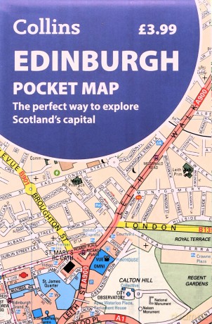 Edinburgh Pocket Map: The perfect way to explore Edinburgh - Collins Maps [KSIĄŻKA]