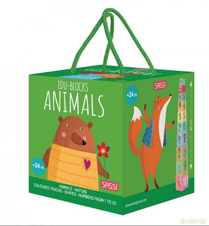 Edu Blocks - Animals - M Gaule [KSIĄŻKA]