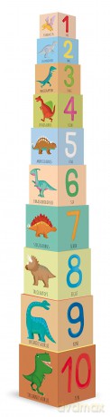 Edu Blocks - Dinosaurs - M Gaule [KSIĄŻKA]