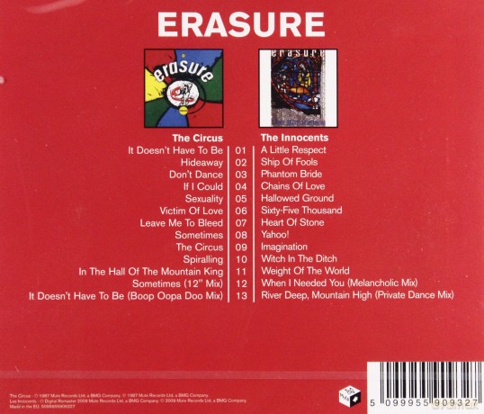 Erasure: The Circus / The Innocents [2CD]